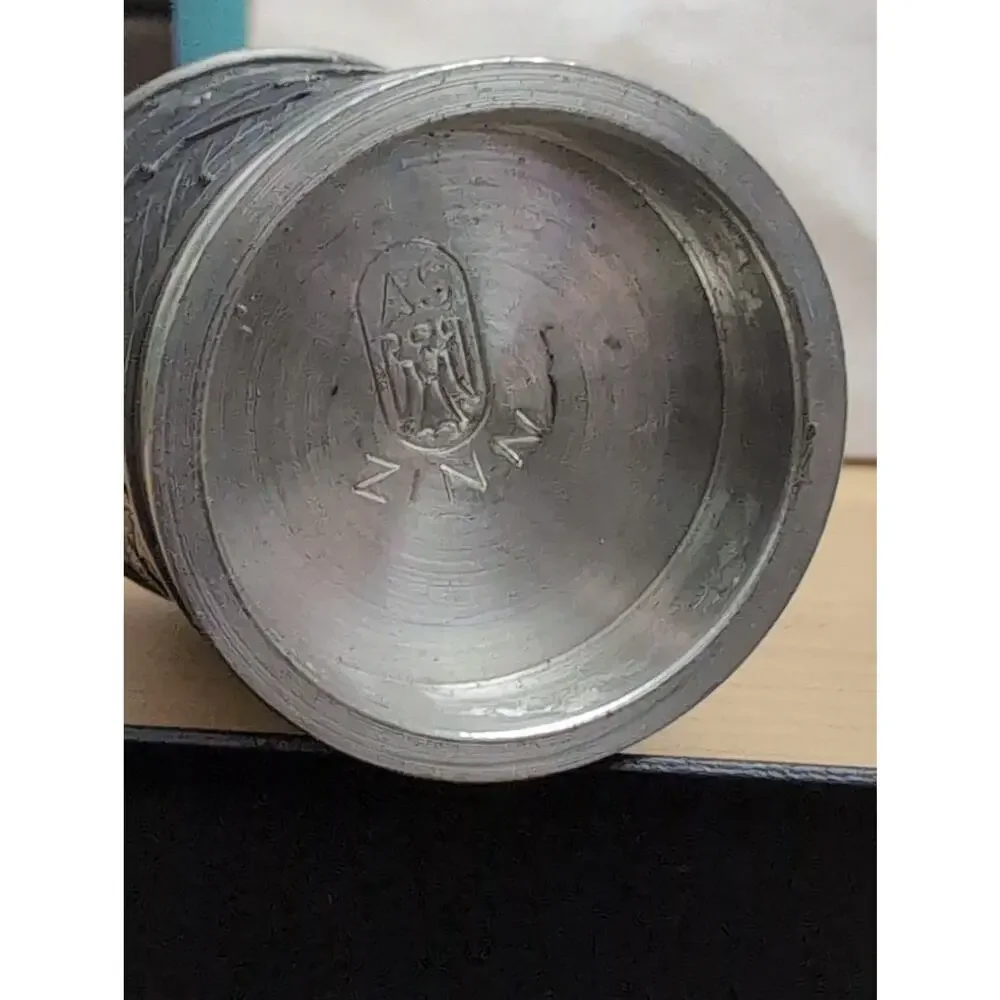 Vintage German Grennington 95% Pewter Shot Glass Cup